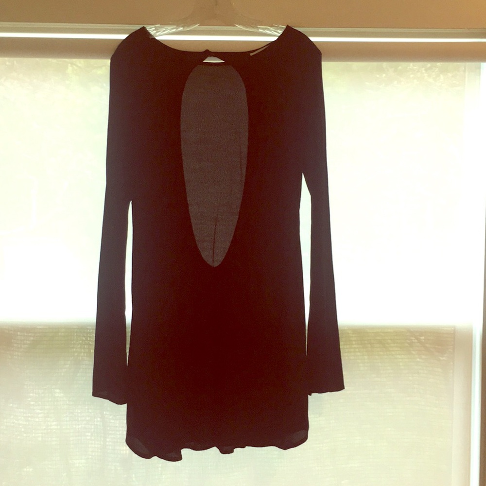 Flynn Skye Black Open Back Mini Dress